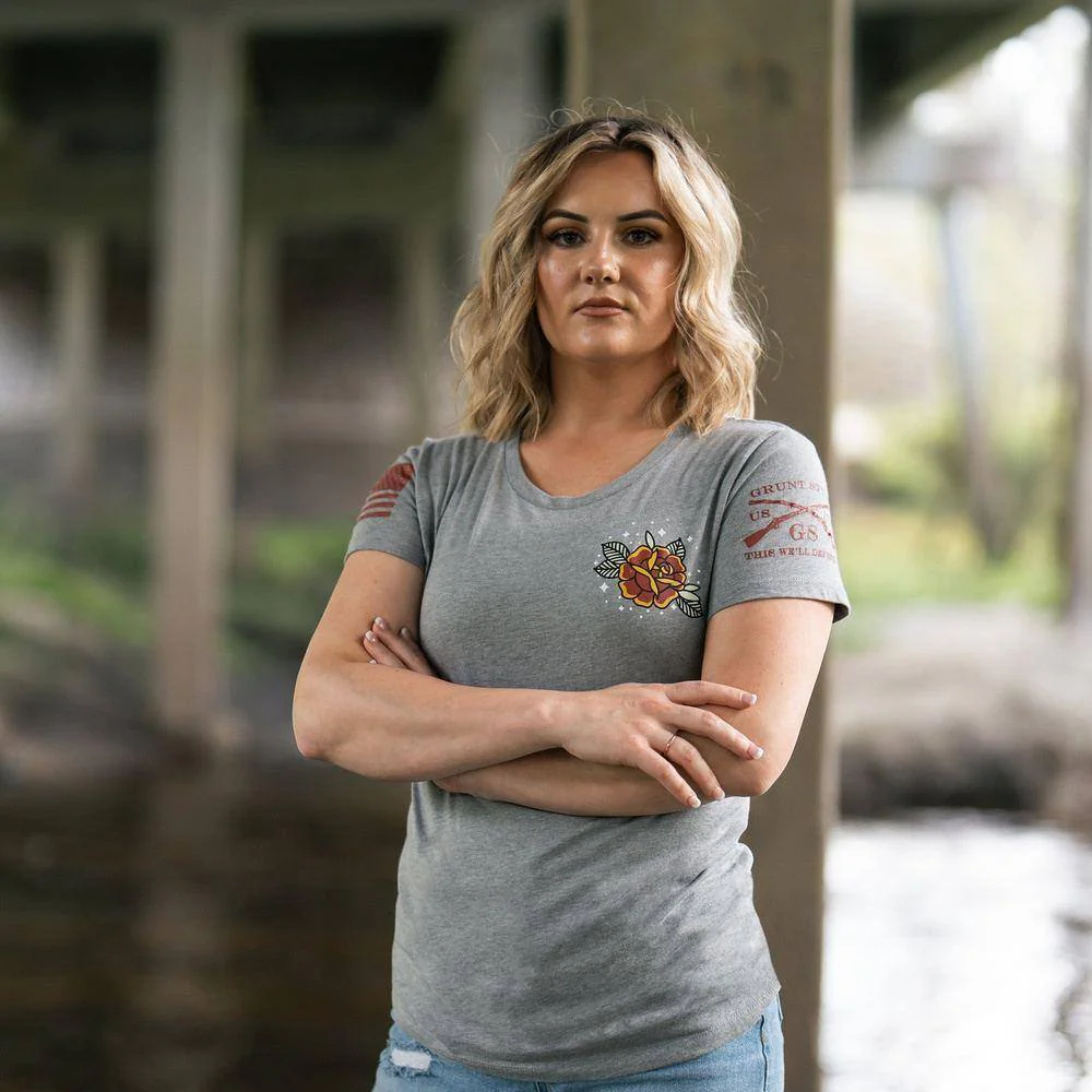 Women's Leader Of The Pride Slim Fit T-Shirt - Dark Heather Gray - Image 3