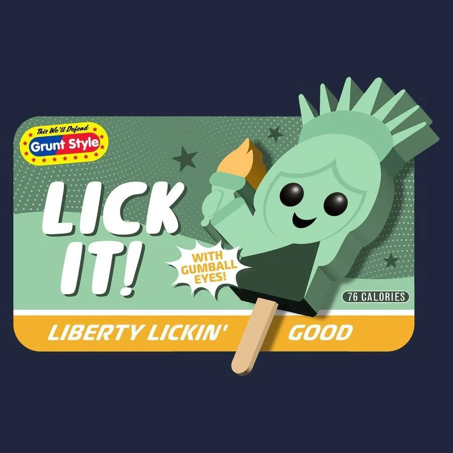 Women's Lick It V-Neck T-Shirt - Midnight Navy - Image 6