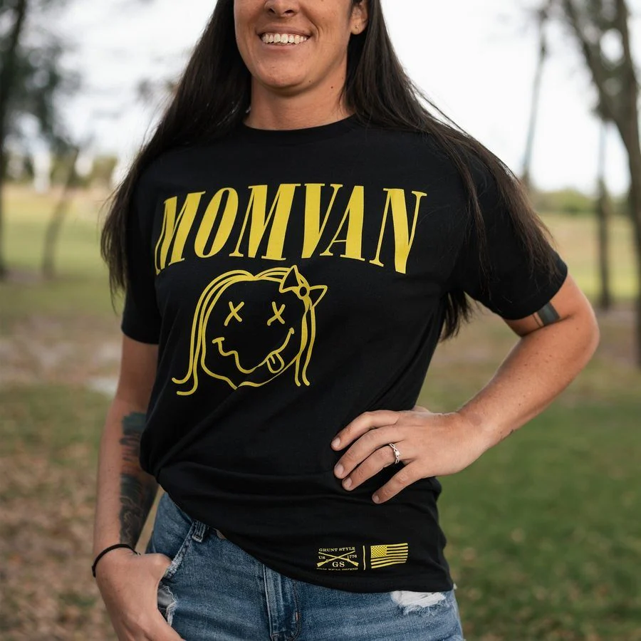 Women's MomVan Boyfriend Fit T-Shirt - Black - Image 3