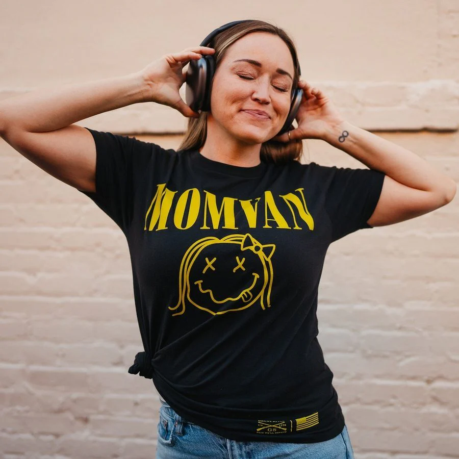 Women's MomVan Boyfriend Fit T-Shirt - Black - Image 5