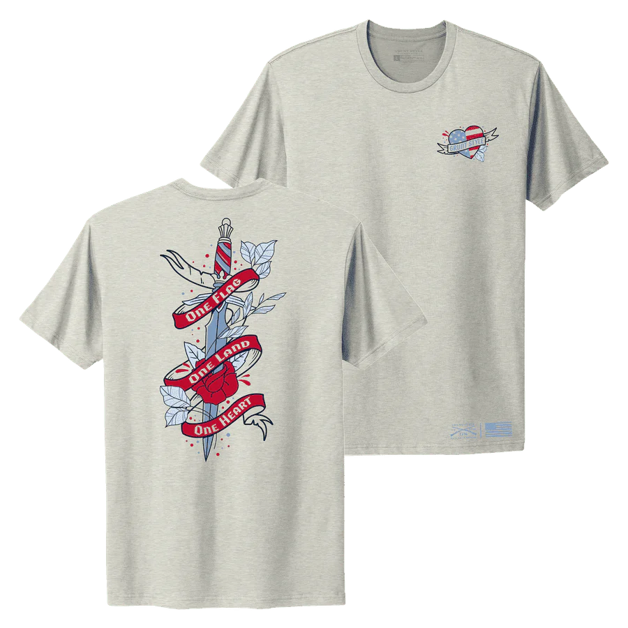 Women's One Flag Boyfriend Fit T-Shirt - Sand