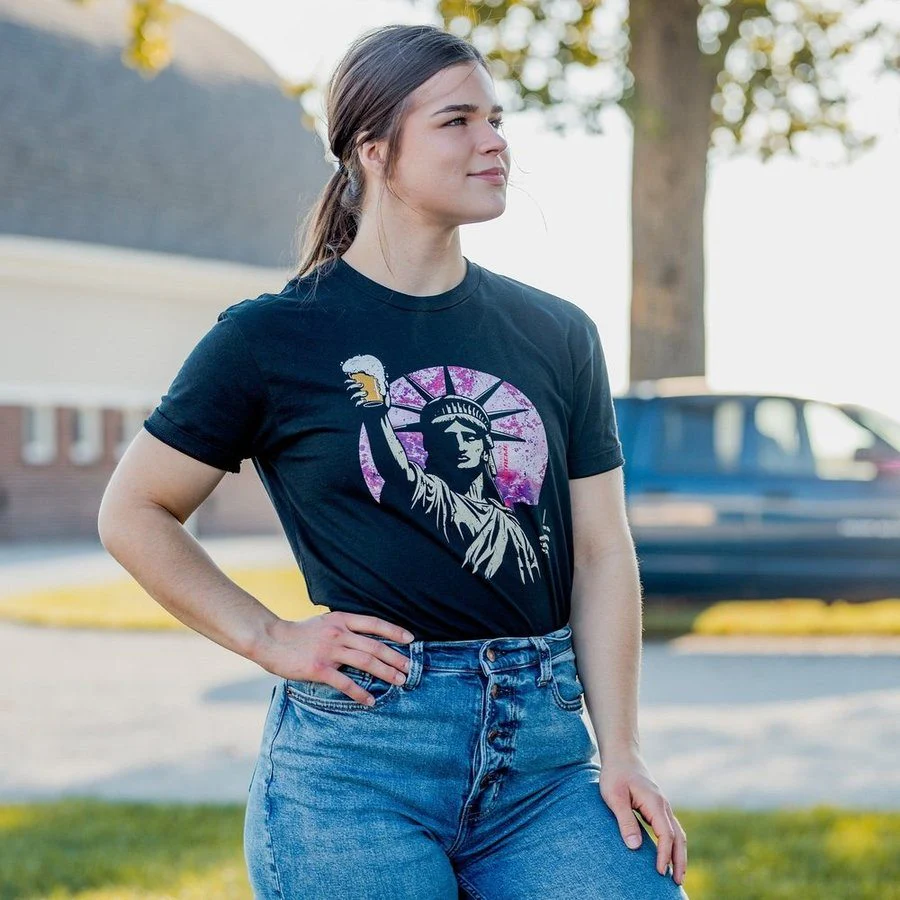 Women's Toast To Freedom Boyfriend Fit T-Shirt - Realtree Extreme® - Image 3