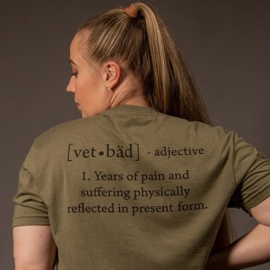 Women's Vet Bod Boyfriend Fit T-Shirt - Military Green - Image 4